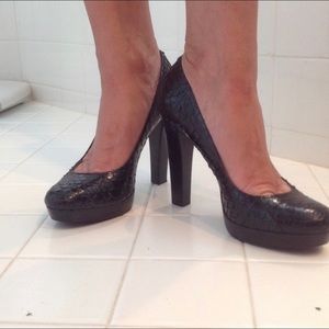 Black heels, Calvin Klein